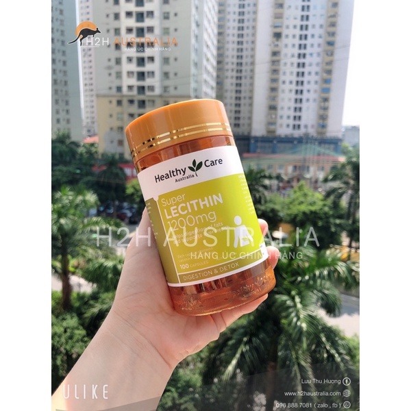 Healthy Care Super Lecithin - Viên uống mầm đậu nành (100 viên)