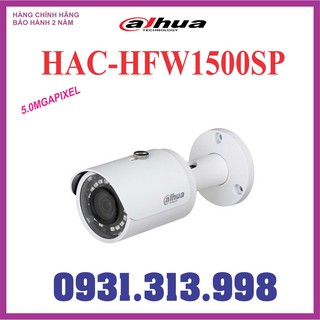 Camera HDCVI Dahua HAC-HFW1500SP - 5MP