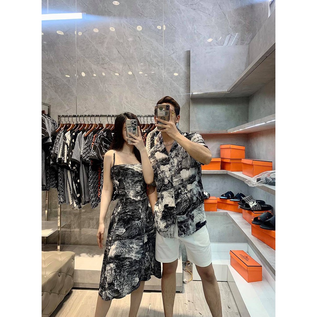 Set đồ đôi (Váy+áo sơ mi)