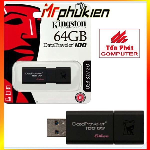 USB KINGSTON 3.0 64Gb CHÍNH HÃNG - MrPhukien