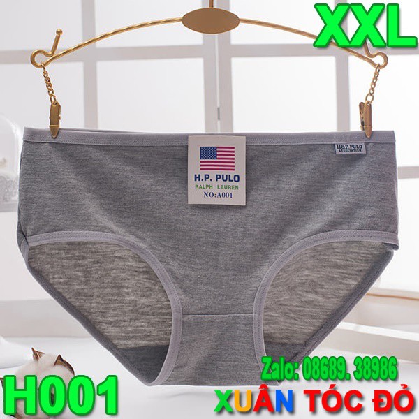 SỈ ZALO RẺ HƠN NHIỀU_ Quần Lót Cotton 15 Màu Siêu Đẹp SIZE TO ĐẠI H001 XXL