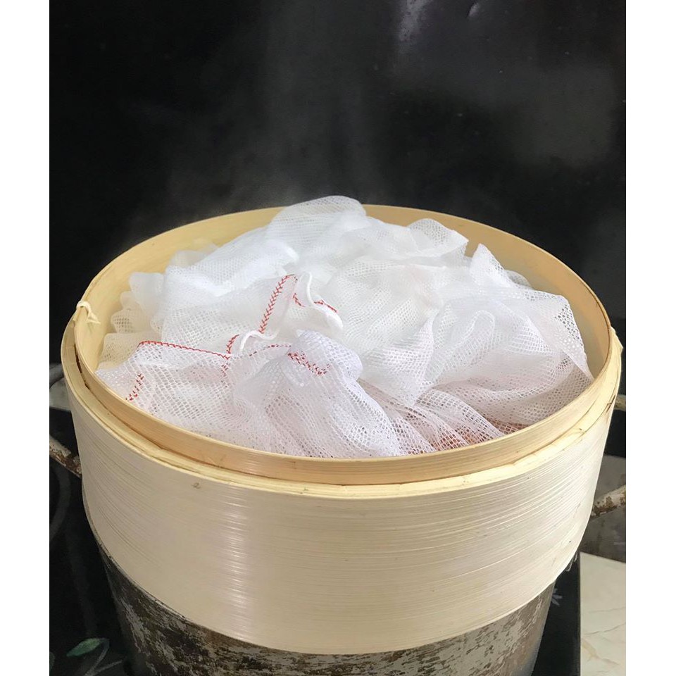Khăn đồ xôi - Khăn nấu xôi - Dùng cho xửng hấp tre - lồng hấp