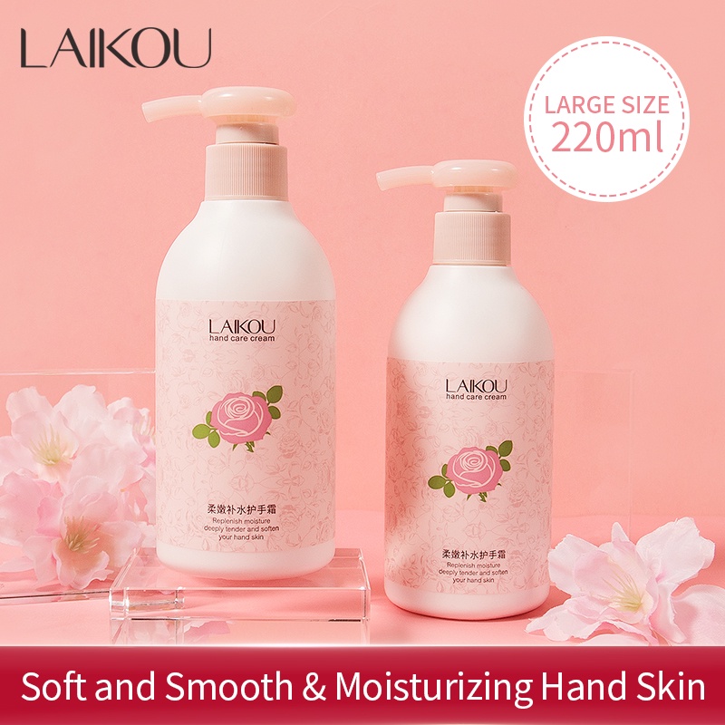Kem Dưỡng Da Tay LAIKOU Tinh Chất chống Lão Hóa Dưỡng Ẩm Chống Nhăn 220ml