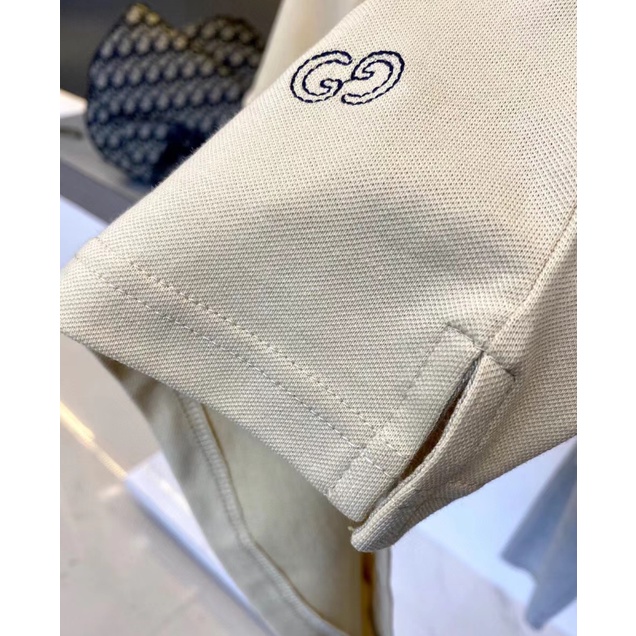 Áo polo Tay Ngắn Bằng Cotton Thêu Chữ Thời Trang Dành Cho Nam