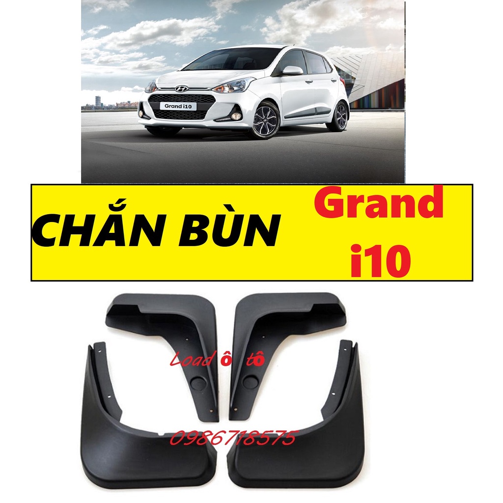 Chắn Bùn Bánh Xe Huyndai I10 2014-2022 Mẫu Nhựa ABS Cao Cấp