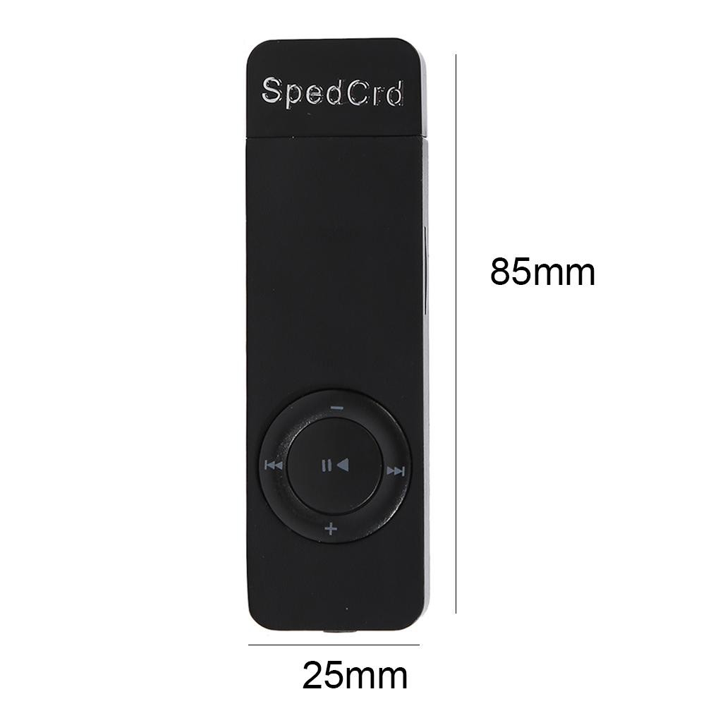 Máy nghe nhạc MP3 chất lượng lossless hỗ trợ thẻ TF 16GB phong cách thể thao