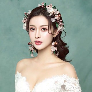(Video thật) SÉT CÀI HOA KHÔ CÀI TÓC CÔ DÂU