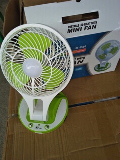 Quạt mini tích điện  2in1 MINI FAN