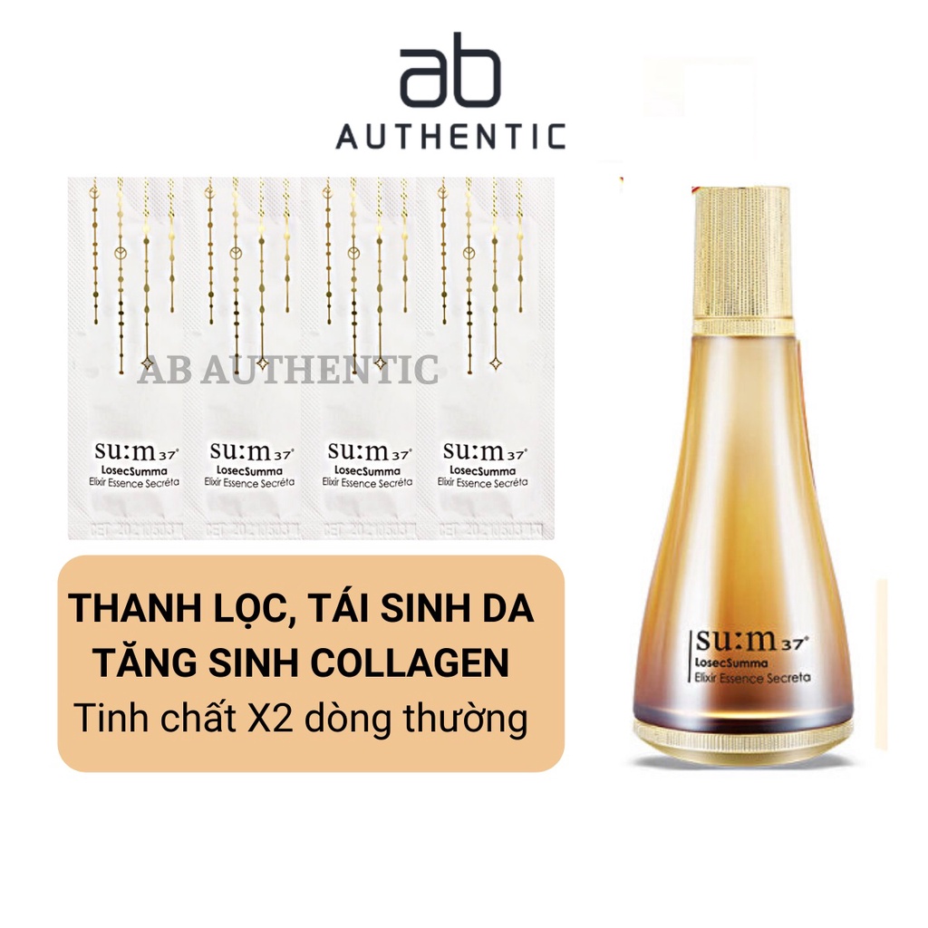 Gói sample Nước thần thanh lọc tái sinh da Sum 37 LosecSumma Elixir Essence Secreta - AB Authentic