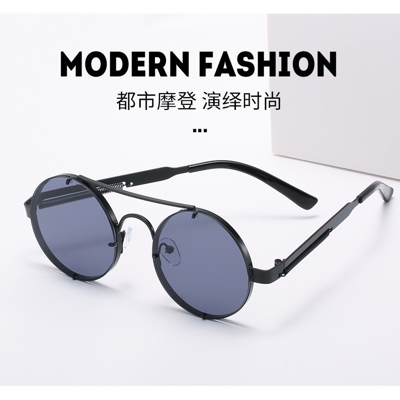 Kính Mát Gọng Tròn Bằng Kim Loại Màu Gradient E6Hp Thời Trang Cho Nam | BigBuy360 - bigbuy360.vn