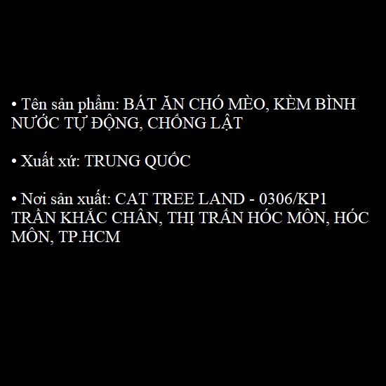 BÁT ĂN CHÓ MÈO, KÈM BÌNH NƯỚC TỰ ĐỘNG, CHỐNG LẬT - KHAY ĐỰNG THỨC ĂN THÚ CƯNG