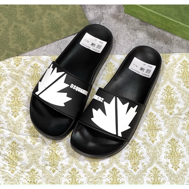 Dép nam dsquared2 cao su cao cấp 2022,Dép quai ngang dsquared2 2022