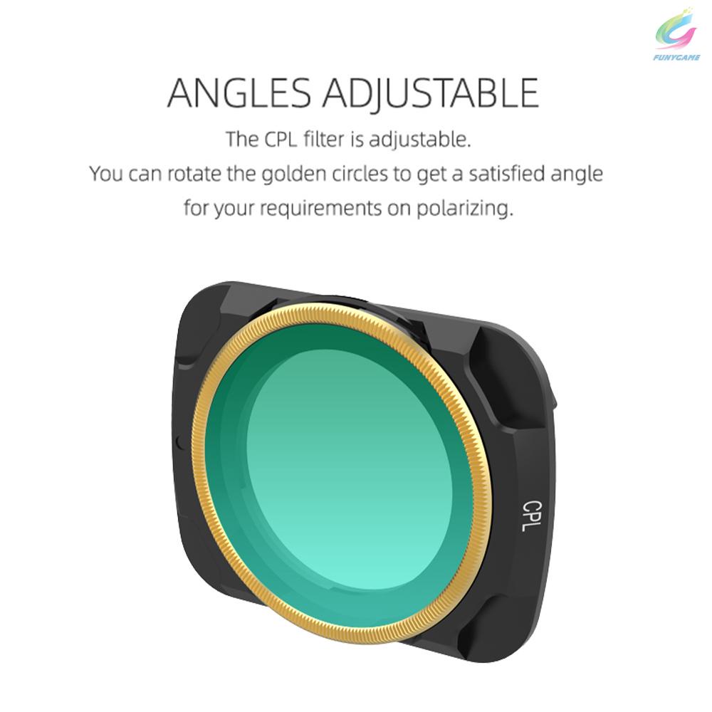 for DJI Mavic Air 2 Drone 3pcs Lens Filter Set CPL ND8 ND16 Filter Combo Multi-coated Filters Camera Lens Glass[fun]