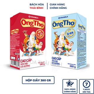 Sữa đặc có đường Vinamilk ông thọ hộp giấy 380g
