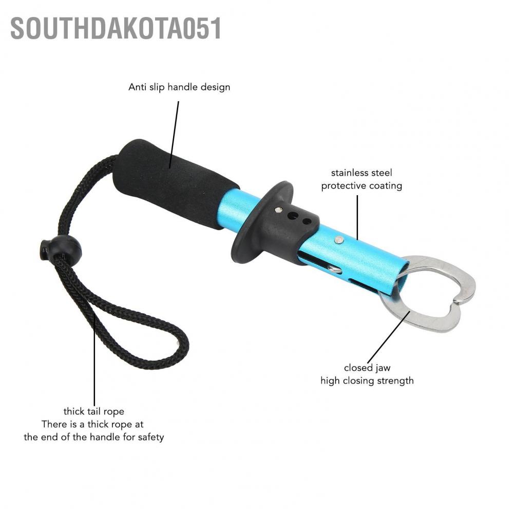 Kìm kẹp gắp cá bằng thép không gỉ tay cầm có lớp phủ hàn kín chất lượng cao