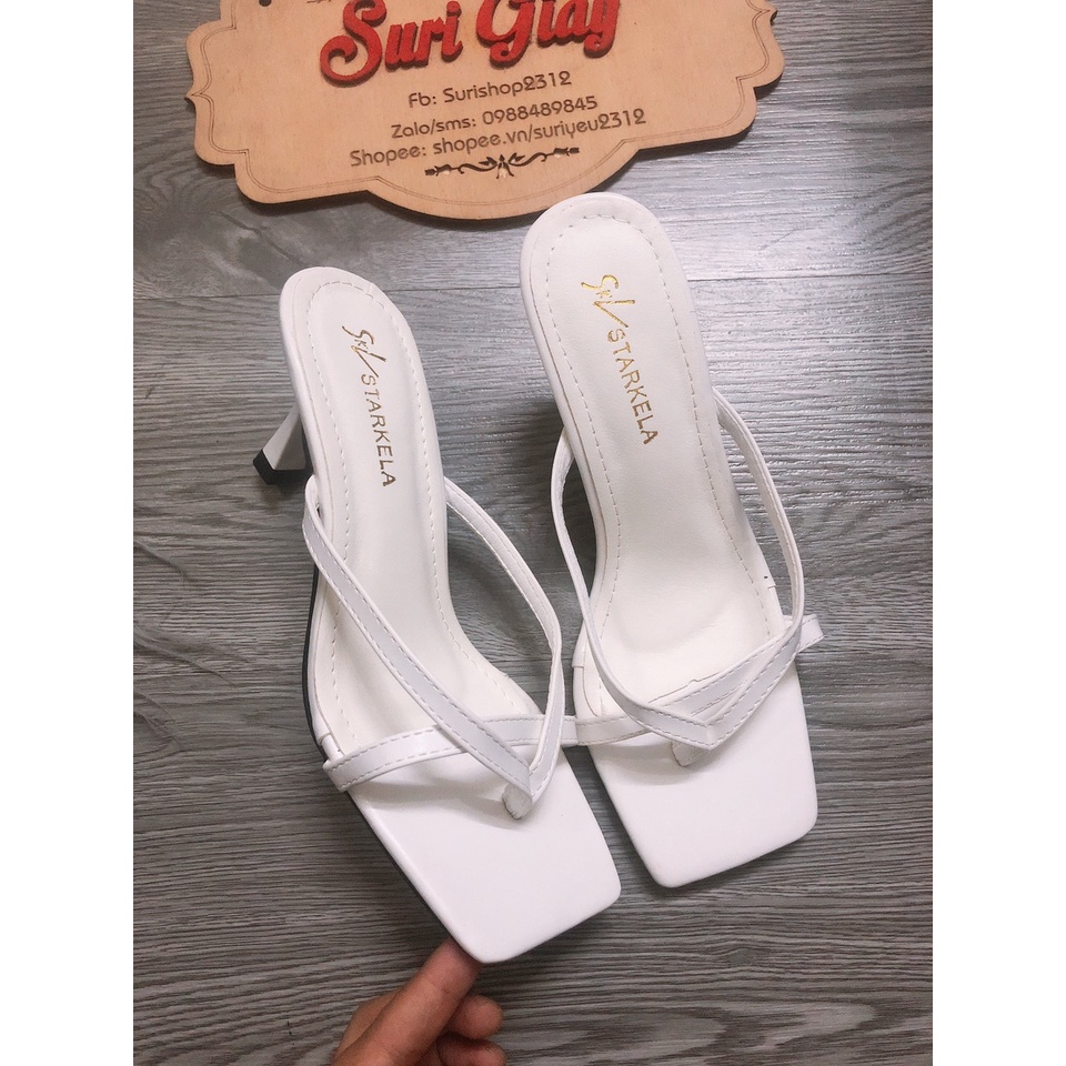 Dép thời trang nữ cao cấp gót cao 5p êm chân mã B7
