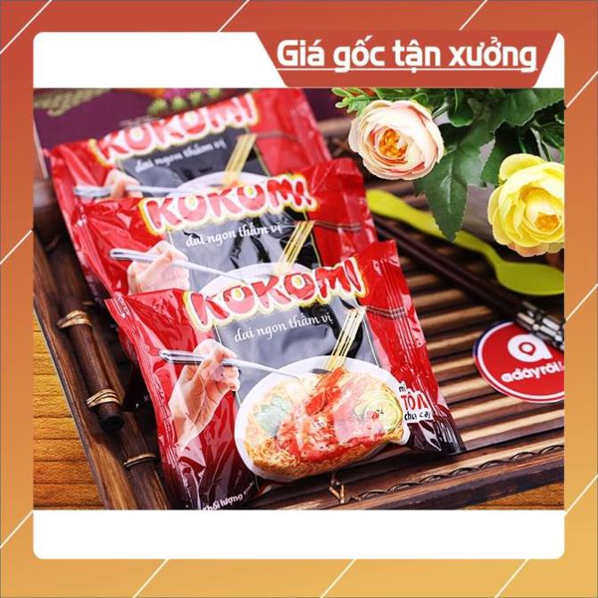 [ICLN9 giảm 5K cho đơn hàng 50k]  Mì tôm kokomi 65g (30g/t) nhãn hàng Masan, thương hiệu kokomi