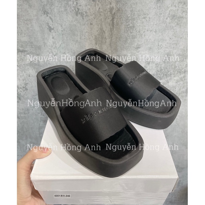 dép đế xuồng đế lõm quai ngang (đế bánh mì cao 7p) mẫu mới siêu hot cho nữ W189