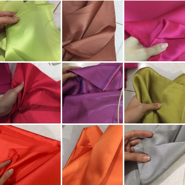 Vải taffeta bóng tạo phồng 1mx khổ rộng 1,5m của Vải rẻ HB shop