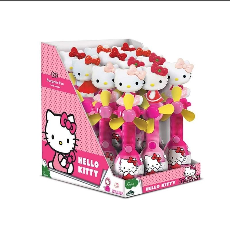 Kẹo Quạt Kèm Con Dấu Hello Kitty