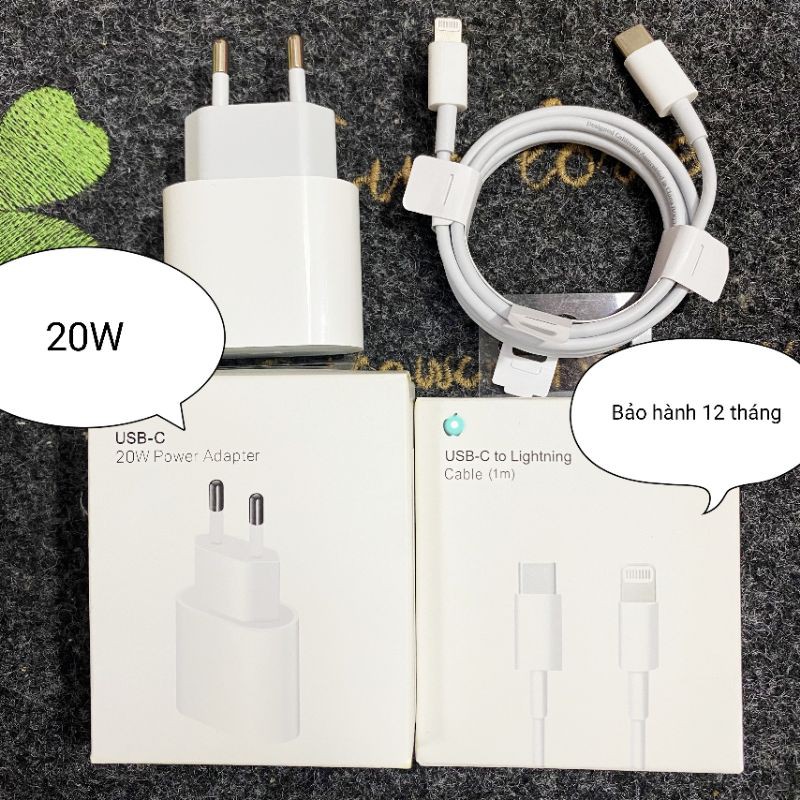 [BẢO HÀNH 12 THÁNG] Củ Sạc Nhanh 20w Pd Usb Type C dùng cho Iphone 12 11 Pro X Xs Max 8 Plus