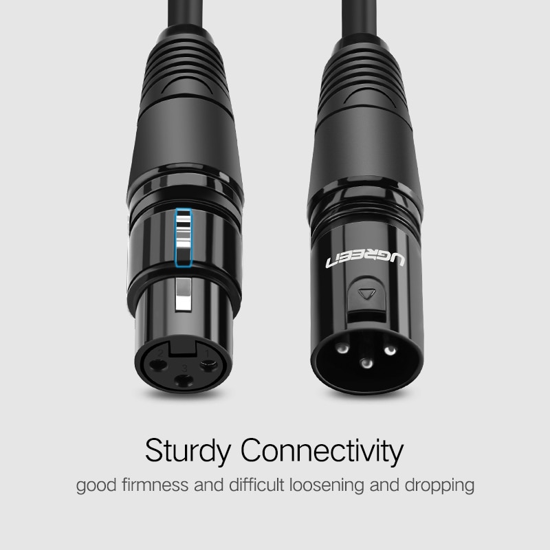 Dây Cáp Ugreen XLR Nối Dài Cho Bộ Khuếch Đại Âm Thanh Karaoke