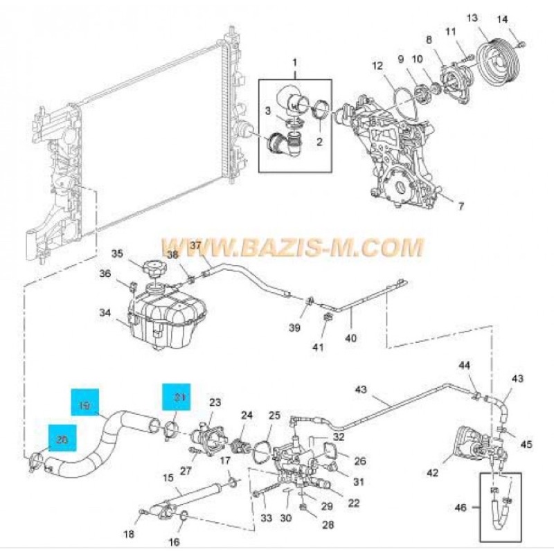 Ống nước trênLacetti Cdx1.8,Cruze LTZ,Orlando Gm:95389383