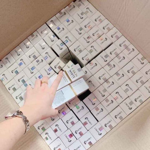 Ủ kén trắng da LSKIN WHITE MILK