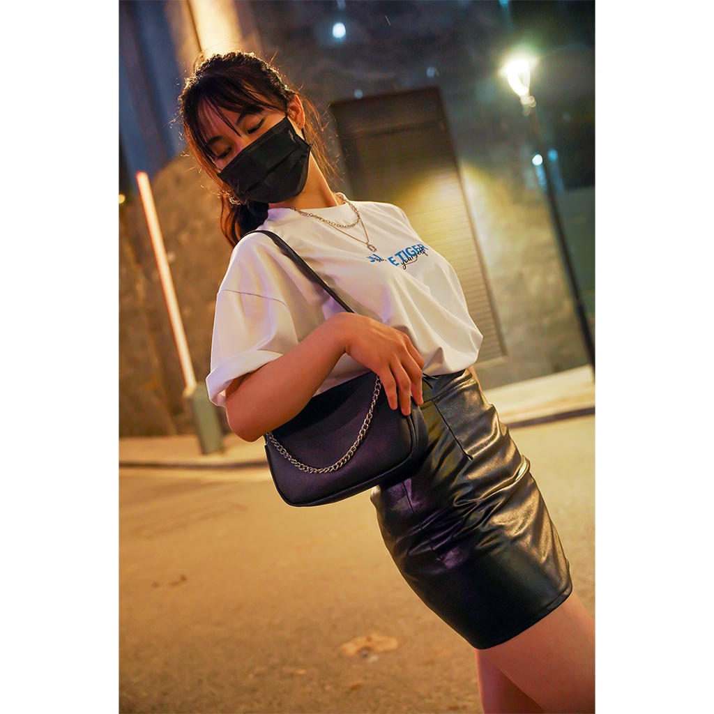 Áo Thun Nam Nữ Unisex JUNGLE TIGER áo phông Basic Tee Tay Lỡ Logo Ver4.0 oversize form rộng