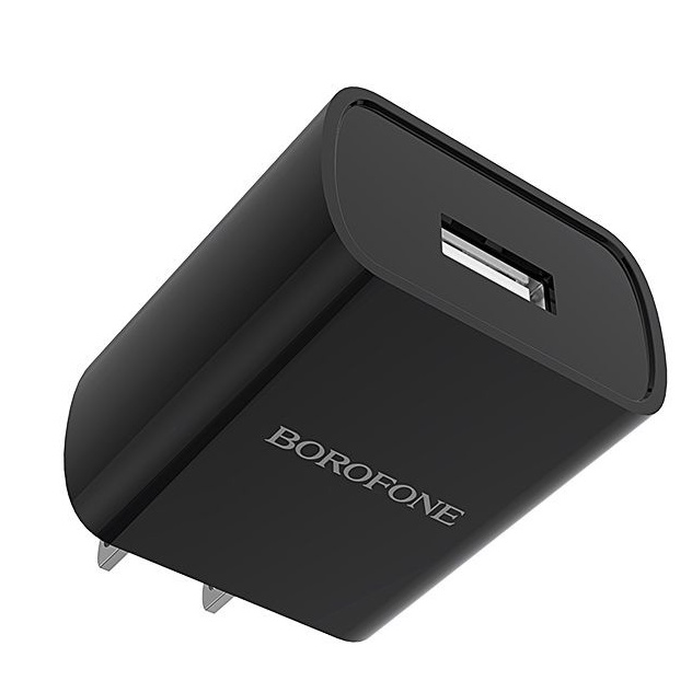 Củ sạc 2.1A BOROFONE BA20 sạc full các dòng ipn, Android,ipad 1 cổng USB - Chính Hãng