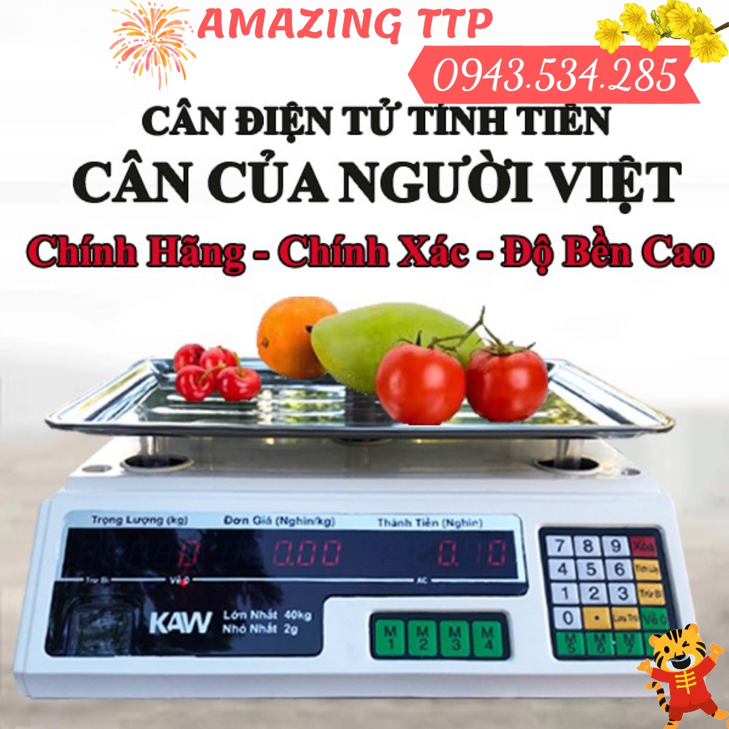 Cân Điện Tử Tính Tiền CHO KẾT QUẢ CHÍNH XÁC TUYỆT ĐỐI, Mua đồ gia dụng chính hãng, uy tín, giá tốt