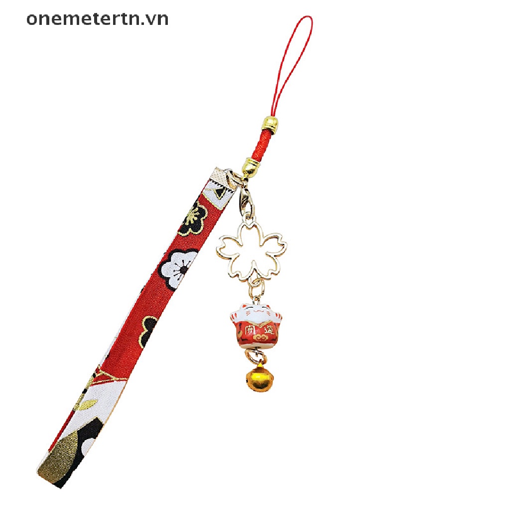 Dây Đeo Điện Thoại Thông Minh onemetertn Janpanese Hình Hoa / Mèo Có Chuông