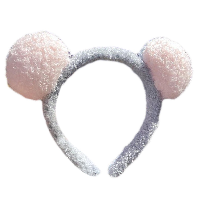 Flgo Băng Đô Trang Điểm Lông Xù Dễ Thương Dành Cho Bạn Nữ