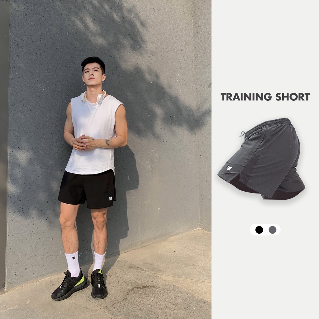 Quần đùi thể thao Quick Dry Training Short Nhanh khô thoáng mát Tập Gym chơi Bóng Rổ Tennis Chạy Bộ - Redikick QD03