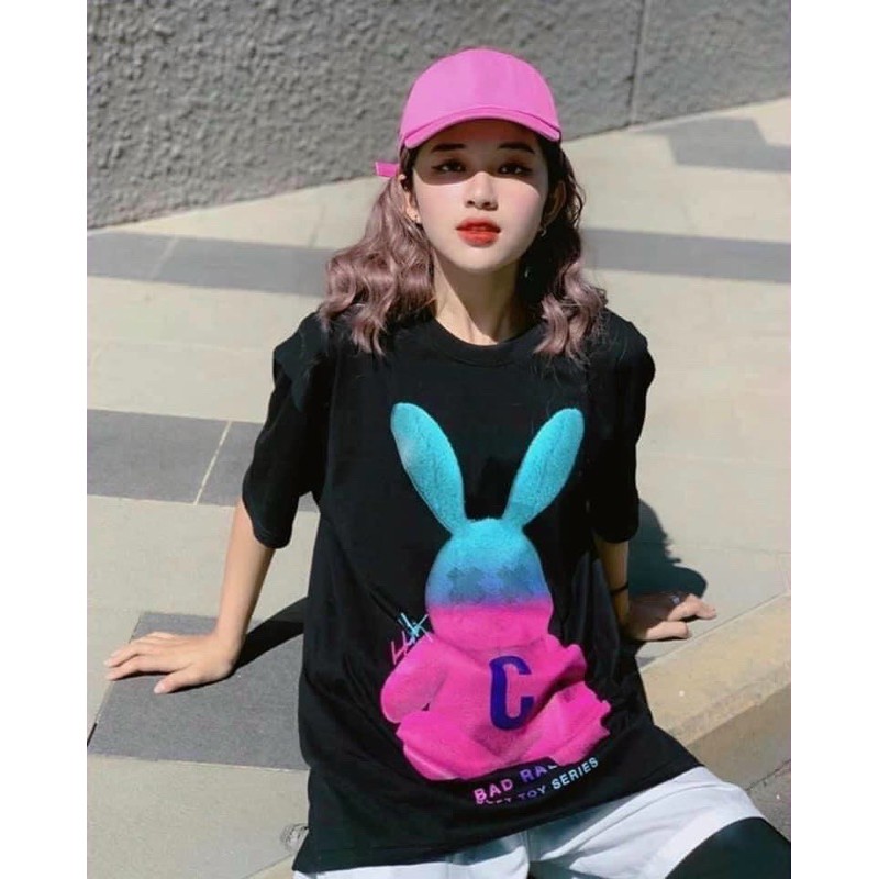 [Mã FASHIONT4MA giảm 10K đơn 50K] ÁO PHÔNG THỎ BAD RABBIT - THỎ 7 Màu