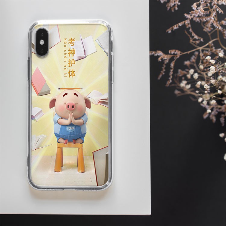 Ốp lưng ip đại sư heo Iphone 7/7Plus/8/8Plus/X/Xs/Xs Max/11/11 Promax/12/12 Promax PIG20210143