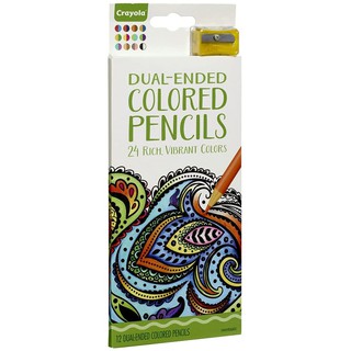 Crayola Dual-Ended Colored Pencils bút chì 24 màu (2 đầu, 12 cây)