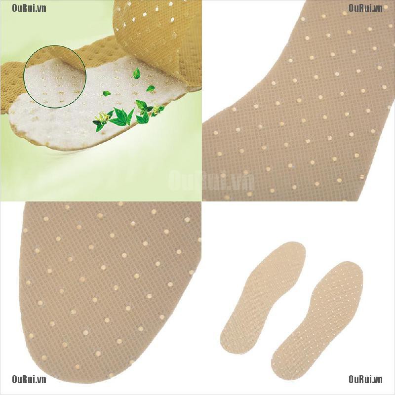 Cặp Đế Lót Giày Thấm Hút Mồ Hôi Hương Bạc Hà Cao Cấp