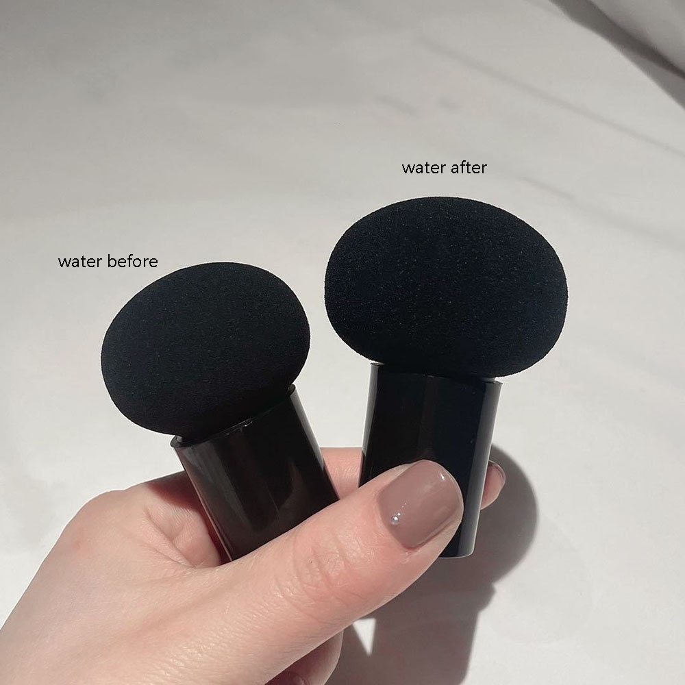 Mút Tán Trang Điểm Ướt / Khô Hình Nấm Có Tay Cầm Bằng Xốp Không latex