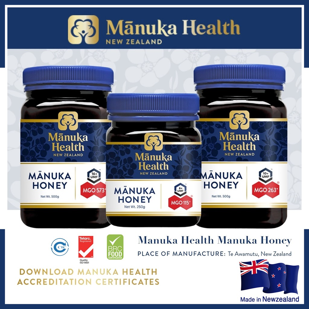 Mật Ong Manuka Health MGO 573+  Manuka Honey - Nhập Khẩu từ NewZealand