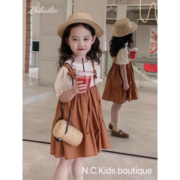 váy yếm bé gái