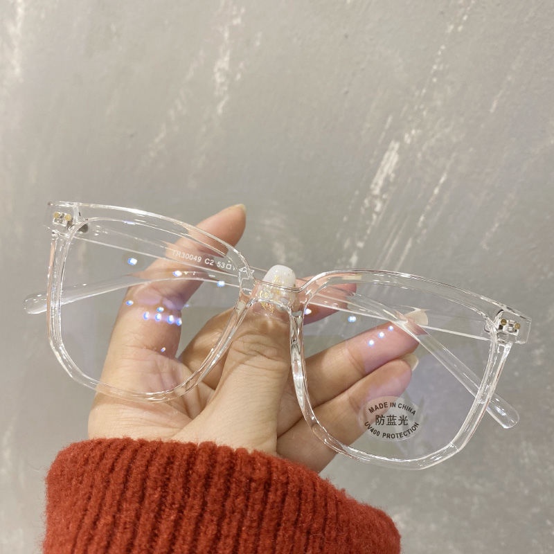 Mắt kính gọng lớn chống ánh sáng xanh phong cách cổ điển cho nữ