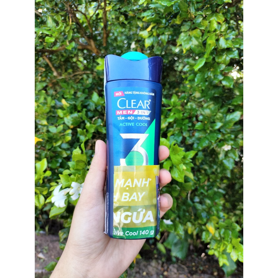 Dầu tắm gội Clear Men/ Dầu Gội sạch gàu Clear 140g