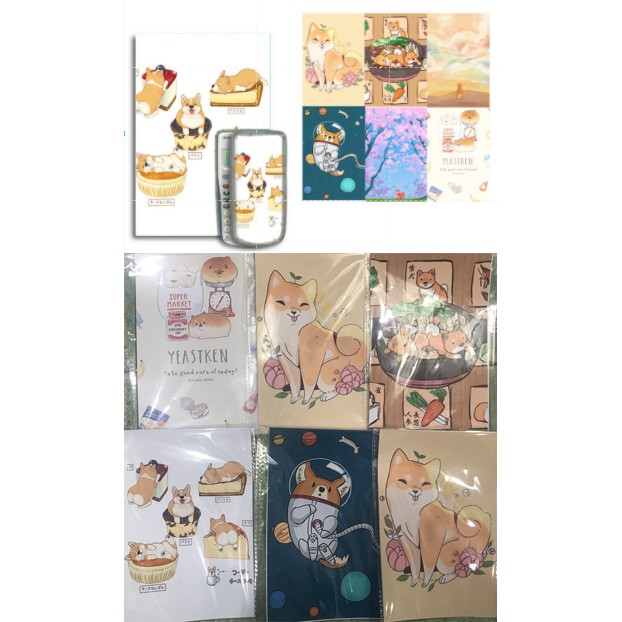 Decal dán máy tính hoạt hình totoro shin doremon shiba one piece sumikko kero CCS DCMT2 12x18