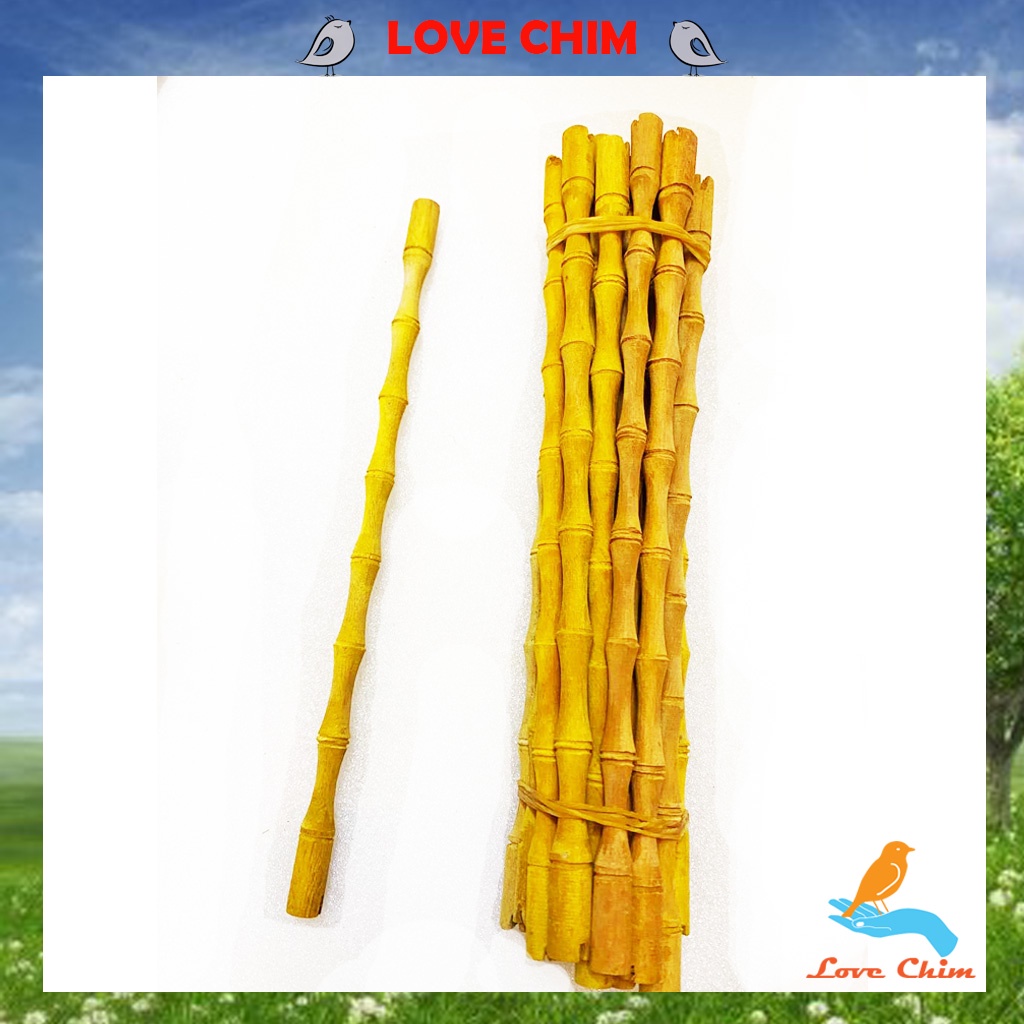 Phụ kiện lồng chim, Cầu lồng chim đốt trúc LOVE CHIM