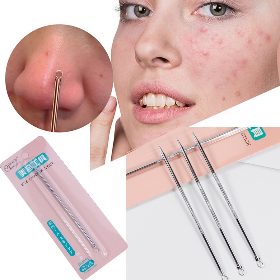 Que nặn mụn trứng cá 2 đầu dễ dàng thao tác tiện lợi