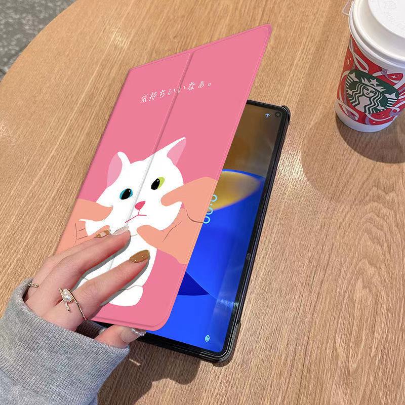 Ốp Máy Tính Bảng Hình Mèo Và Chó Dễ Thương Cho ipad mini 123456 Bao Da Máy Tính Bảng Cho ipad air 9.7inch 10.2inch 11inch 7.9inch Ốp