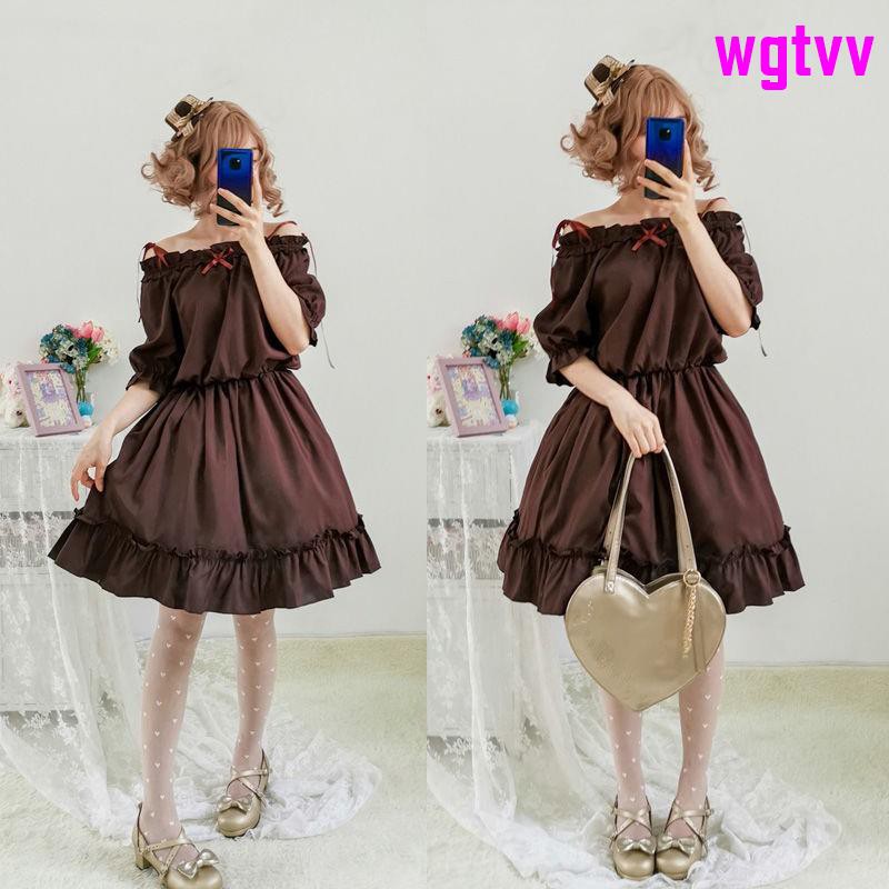 Đầm Yếm Dáng Rộng Thời Trang Lolita Hàn Quốc 2020 Dành Cho Nữ