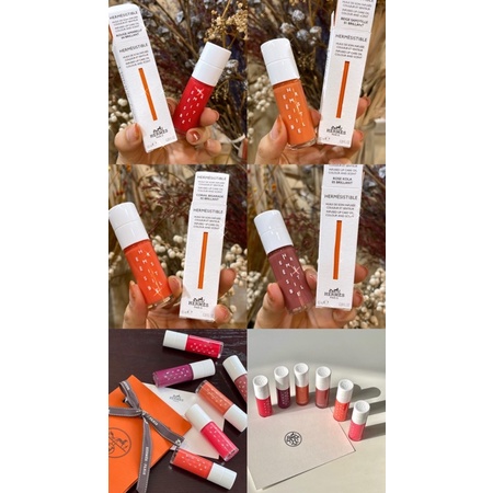 Son Hermes Lip Oil fullbox mới nhất AUTH - Hermesistible Infused Care Lip Oil