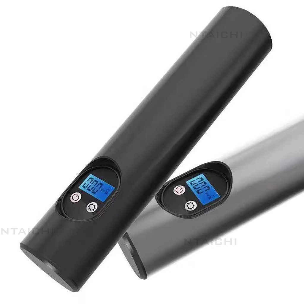 Máy Bơm Điện Tử Cầm Tay Thông Minh Đa Năng | Bơm Lốp Ô Tô , Xe Máy,Bóng...Tích Hợp Đèn Flash, Pin Lithium Có Thể Sạc Lại